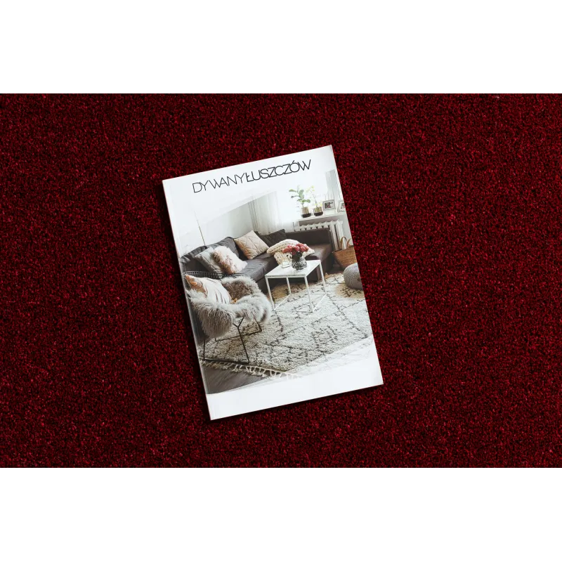 Contemporary ETON PLUS rug in red and black, perfect for stylish interiors