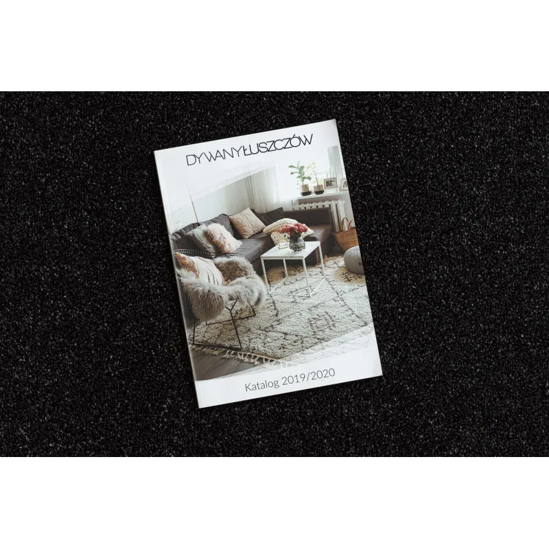 Modern ETON PLUS round carpet with stylish melange pattern