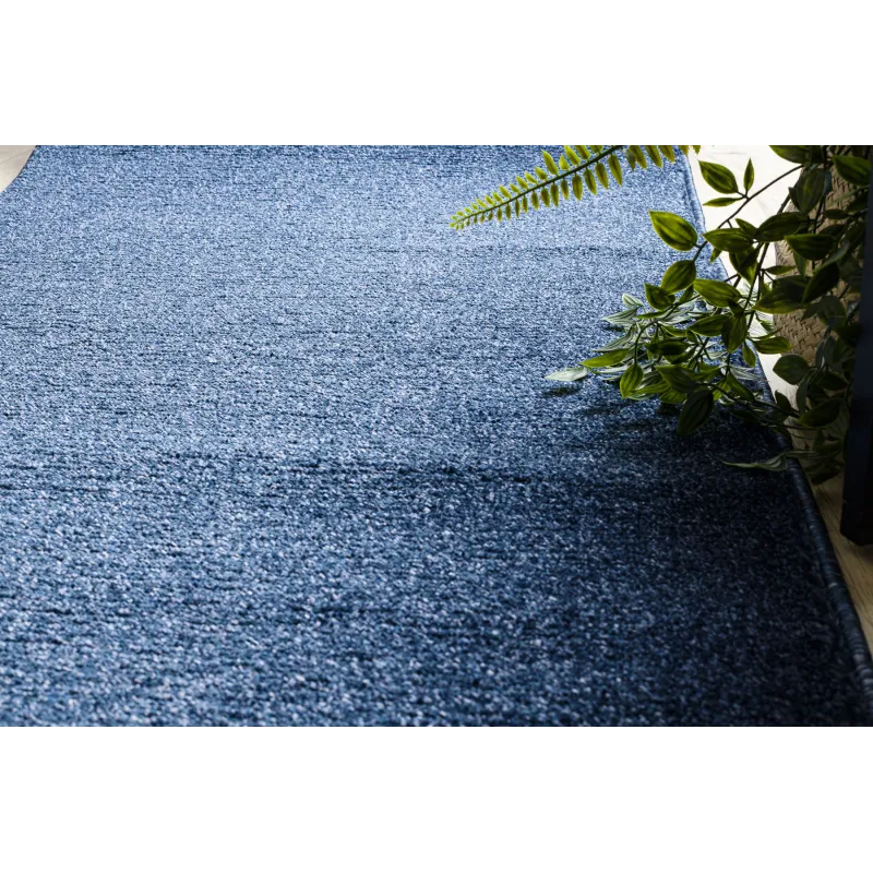 Navy blue SOFTY runner, soft and pleasant to the touch material