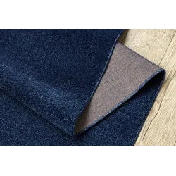 Navy blue SOFTY runner, ideal for living room or bedroom