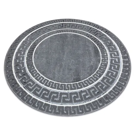 ALLURE 1960 Round Rug, structured, stylish, glamour in grey shade