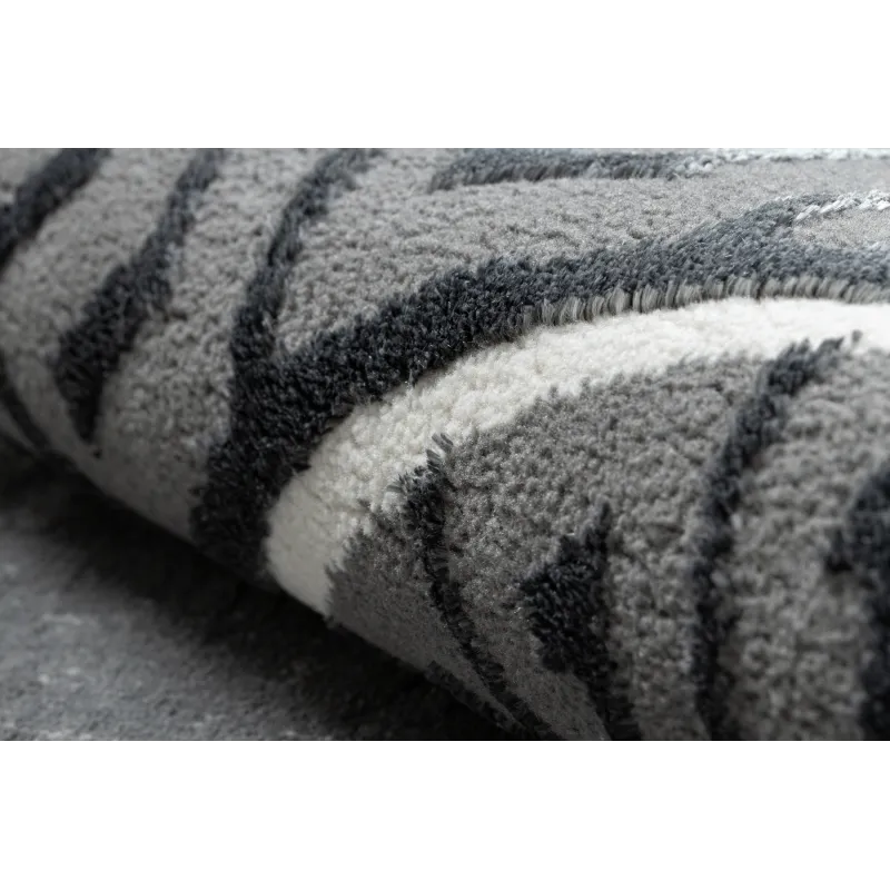 Stylish round rug, perfect for kids' room or modern interior