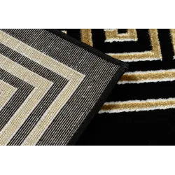 Textured modern rug with a glamorous design, suitable for any room