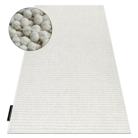 CASABLANCA LOOP White Loop Rug, soft modern carpet for living room