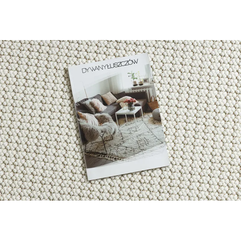 White loop rug CASABLANCA LOOP, stylish home decor accessory