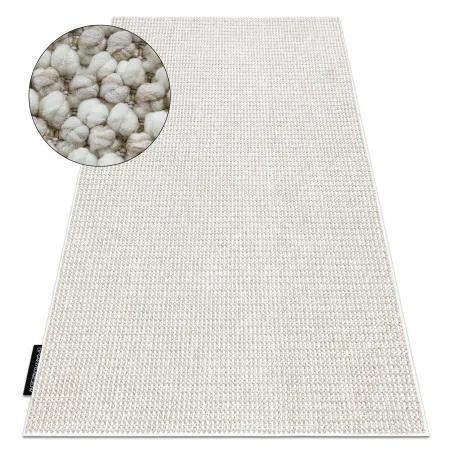 CASABLANCA LOOP White Beige Loop Rug, soft modern carpet