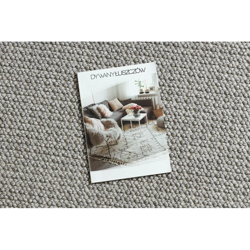 Elegant grey CASABLANCA LOOP rug, a stylish addition to your space