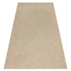 Beige rectangular rug made of polypropylene 60x100, modern design