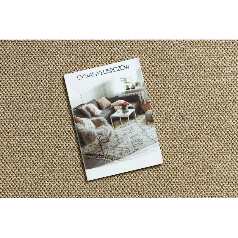 Durable beige rug for outdoor use, enhances garden aesthetics