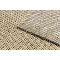 Versatile beige rug, suitable for kids' play areas and living rooms