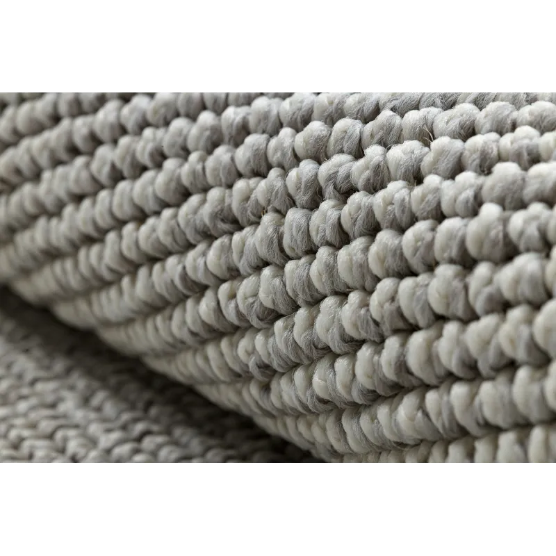 Elegant silver rug for modern decor in any room