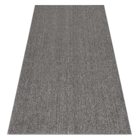 Gray polypropylene rug 80x150 cm for modern interiors