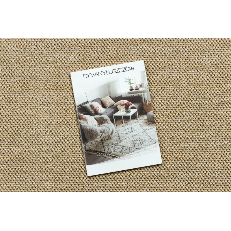 Stylish beige rug, perfect for contemporary interiors