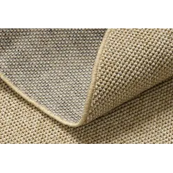 Durable round rug for outdoor spaces or kids' rooms