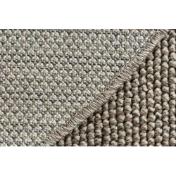 Soft texture brown rug ideal for cozy rooms