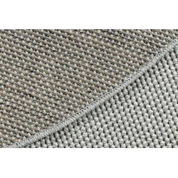 Soft texture silver rug, perfect for modern living spaces