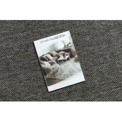 Stylish gray polypropylene rug, perfect for contemporary interiors