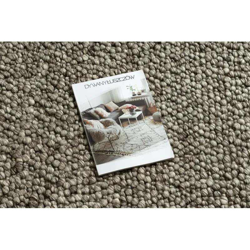 TAHAR Wool Rug Anthracite