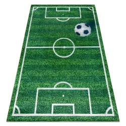 Washable BAMBINO 51760 Rug Soccer Field, Football for Children Non-slip - Green
