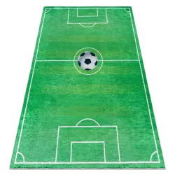 Washable BAMBINO 9731 Rug Soccer Field, Football for Children Non-slip - Green