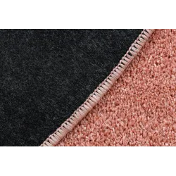 Smooth ETON PLUS rug in powder pink, modern texture
