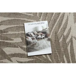 Sisal rope rug FLOORLUX 20504 in jungle style, elegant and modern