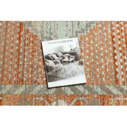 SOHO rug 477.11.LA000 in terracotta and grey shades, perfect for living rooms
