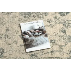ABBY rug in beige and green style, perfect for the living room