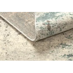 Perfect living room rug ABBY 486.28.LA111 in vintage beige and blue