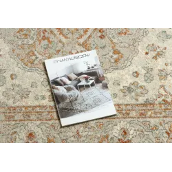 SOHO rug with beige floral patterns, a stylish addition to any room