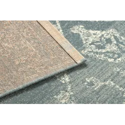 ABBY wool rug 486.10.LA500 with soft texture in blue and beige