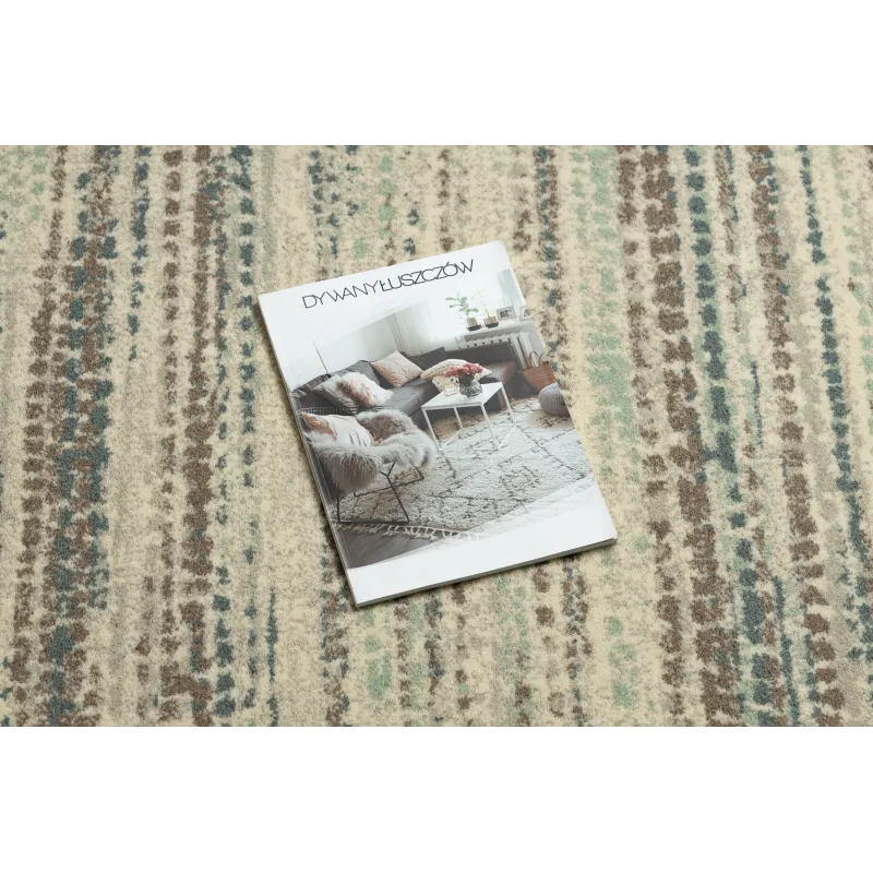 Modern ABBY 486.57.LA100 rug in beige and blue tones