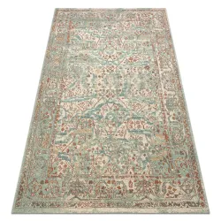 SOHO Wool Rug 477.04.LA400 in natural green and beige tones