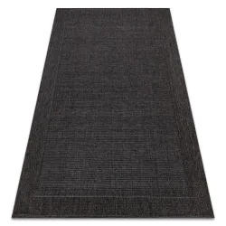 Rug TIMO 5000 SISAL ROPE outdoor black - 2ND GRADE