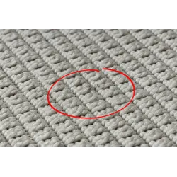 TIMO 5979 Outdoor Rug White Sisal Border