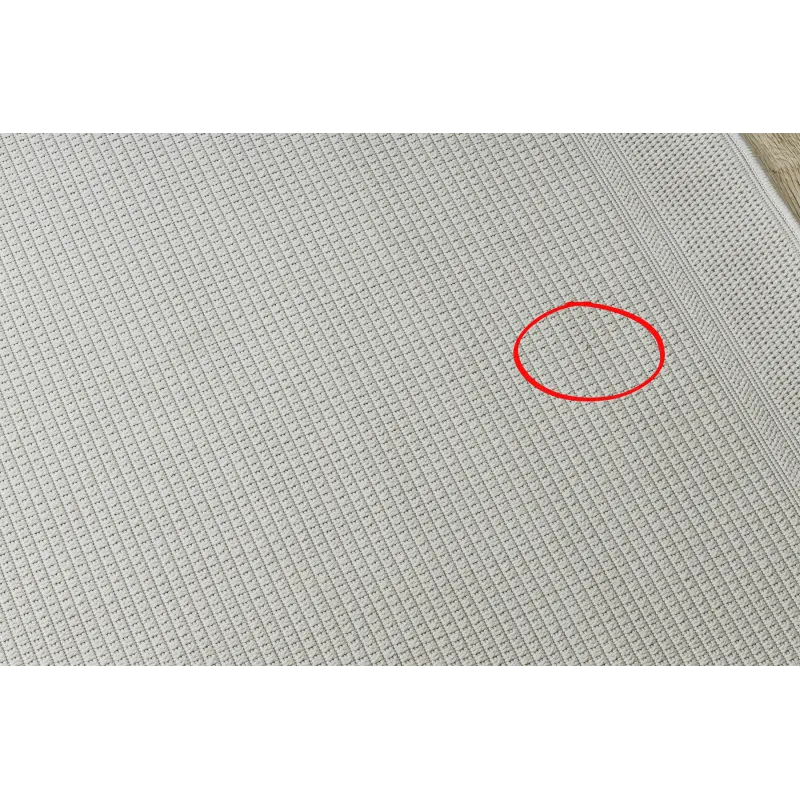 TIMO 5979 Outdoor Rug White Sisal Border