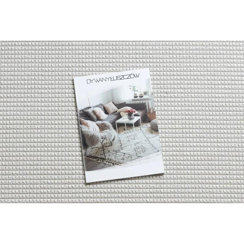TIMO 5979 Round Outdoor Rug White Sisal