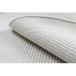 TIMO 5979 Round Outdoor Rug White Sisal