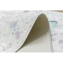 BAMBINO 1610 Butterflies Washable Kids Rug Cream