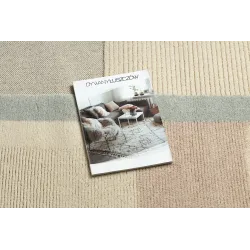 Cream and beige FLUX 461.1.AE990 rug with a loft style and texture
