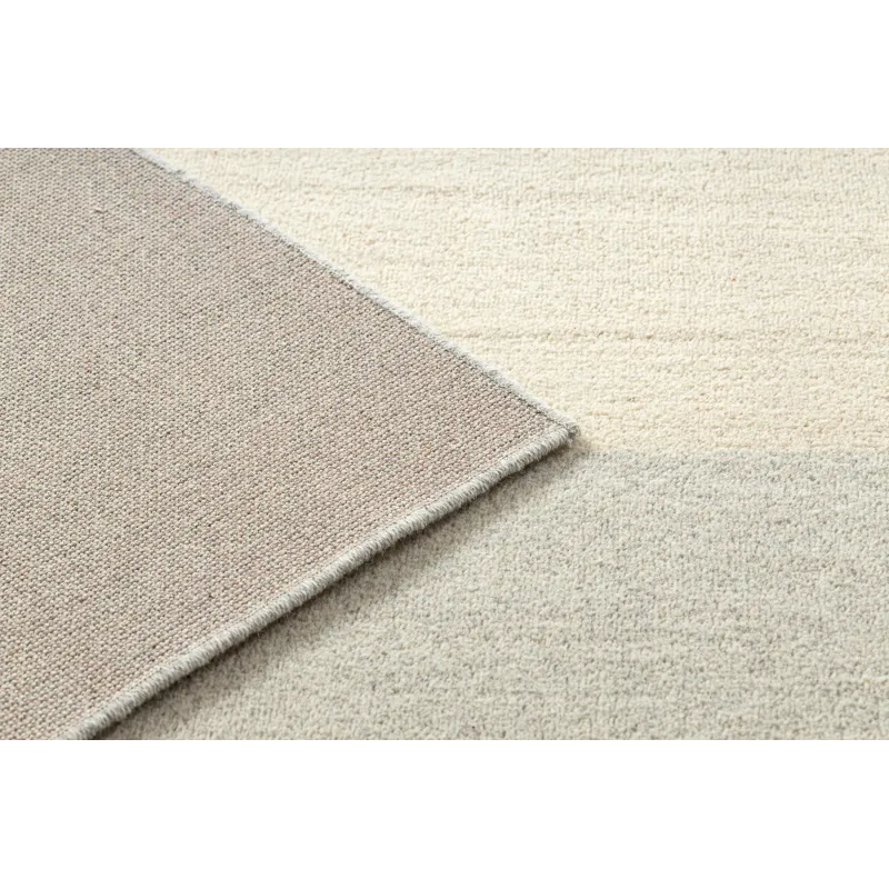 High-quality geometric wool rug FLUX for contemporary living spaces