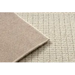 Soft wool rug FLUX with a geometric pattern, pleasant to the touch