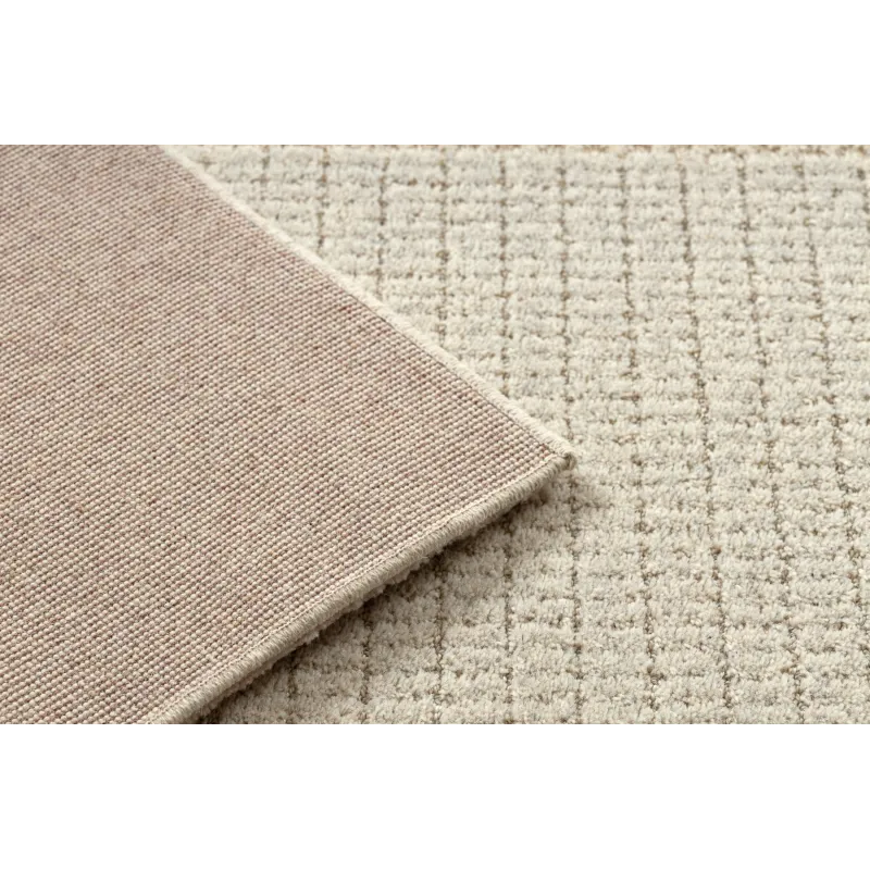 Soft wool rug FLUX with a geometric pattern, pleasant to the touch