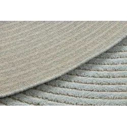 FLUX oval wool rug, soft and durable with a structured texture