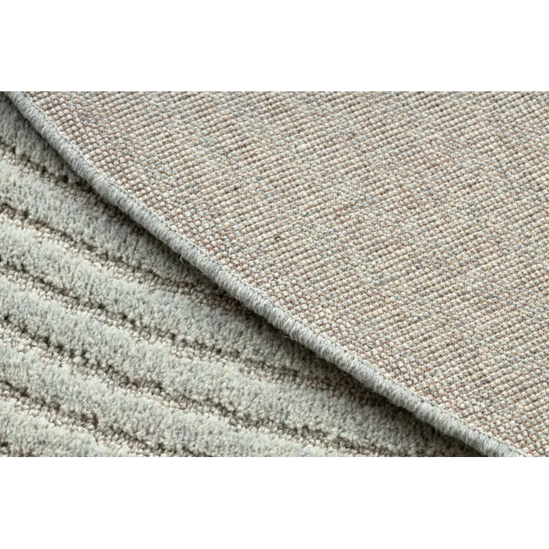 FLUX oval wool rug, structural in blue grey color, ideal for the living room