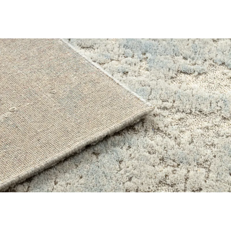 Textured abstract wool rug FLUX, suitable for stylish home decor