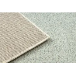 FLUX 461.10 wool rug with a loft-style texture in blue and cream