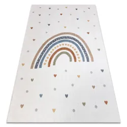 BONO 724 Rainbow Heart Rug