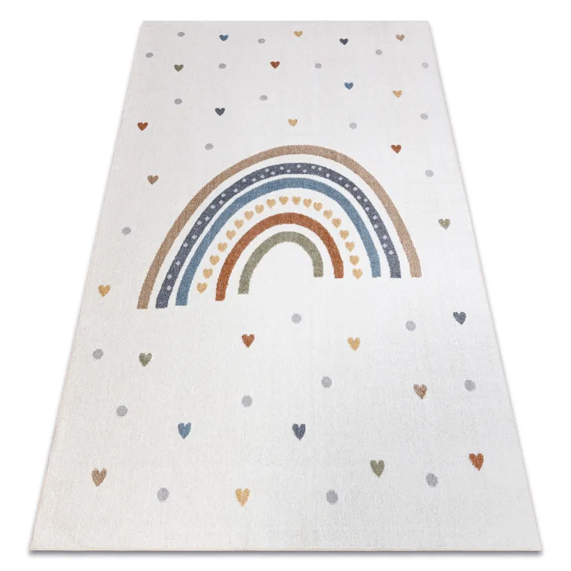 BONO 724 Rainbow Heart Rug