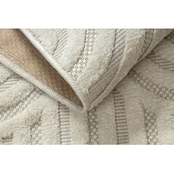 SANTO Sisal Geometric White Rug